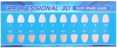 Ghid culori, Proffesional 3D, nuante pentru albirea dintilor, 20 culori