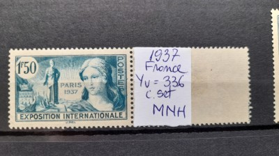 1937-Franta-YT337-c.set-MNH-YT=5 E foto