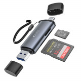 Cititor Carduri Tech-Protect UltraBoost SD si Micro SD Gri