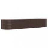 Cumpara ieftin Strat inaltat gradina 396x100x68 cm otel galvanizat