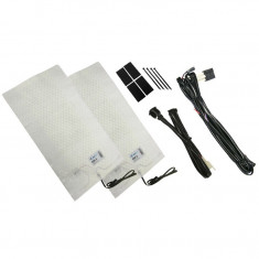 Kit incalzire scaune auto Keetec carbon cu 3 trepte de incalzire 12V pentru sezut si spatar foto