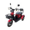 Triciclu electric Thor Trixy PRO rosu 1000W 60V 20Ah, viteza 25 km/h, autonomie 50 km, HI-LO, frana disc/tambur