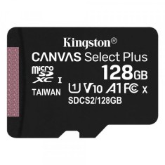 Card Memorie microSDXC Kingston Canvas Select Plus Android A1, 128Gb, Clasa 10 / UHS-1 U1 SDCS2/128GBSP