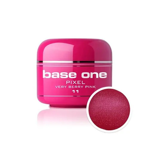 Gel UV Silcare Base One Pixel &ndash; Very Berry Pink 11, 5g