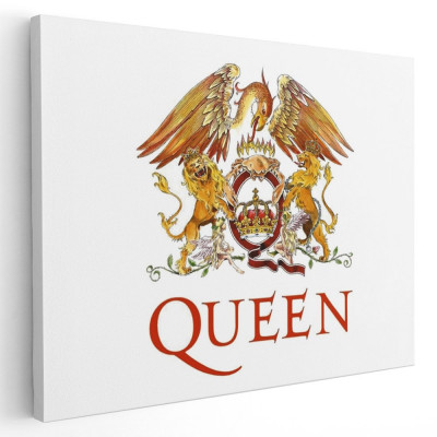 Tablou afis Queen trupa rock 2324 Tablou canvas pe panza CU RAMA 80x120 cm foto