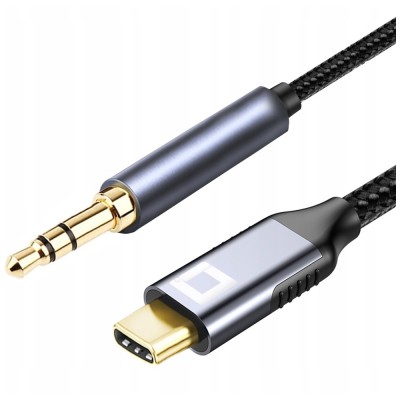 Co2 Cablu Usb-C Aux Adaptor Mini Jack 3.5 Pentru Samsung Dac 1M foto
