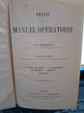 Pr&eacute;cis de manuel op&eacute;ratoire by Farabeuf, L.-H. (Louis-Hubert), 1841-1910