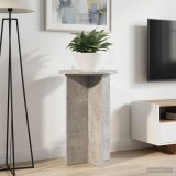 vidaXL Suport pentru plante 2 pcs Gri Beton &Oslash;40 x 60 cm Lemn prelucrat 899711