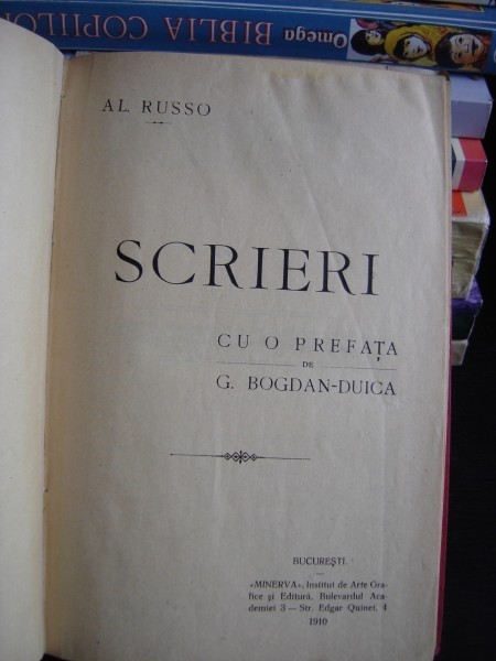 SCRIERI - ALEXANDRU RUSSO