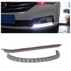 Set leduri auto, 2x12, drl, 12W, led SMD, lumina alba foto