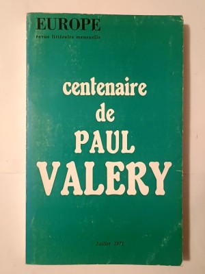 Europe 1971: Centenaire de Paul Valery foto