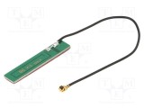 Antena GSM SR PASSIVES 0dBi lineara cu conector I-PEX 50&Omega; 37x7x1mm pentru 3G
