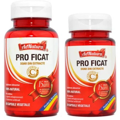 Supliment Alimentar Pro Ficat 60+30 capsule Adserv foto