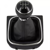 Nuca si manson schimbator manual 5 trepte negru pentru VW Golf 5, 6 2003-2016, Jetta V 2005-2010, Recambo