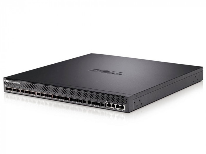 SWITCH DELL; model: POWERCONNECT 8024F; 24x SFP+ 1Gb/10Gb+ 4x Combo Ports of 100M/1Gb/10GBase-T