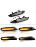 Set 2 Semnalizari Aripa LED Dinamice pentru BMW X1 E84, X3 E83, E60, E90, E91, E92, E93, E81, E82, E88, Xenon Bright
