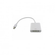 Mini DisplayPort la DVI Mama Adaptor pentru Apple MacBook-Culoare Alb