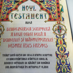 NOUL TESTAMENT TIPARIT DUPA EDITIA DIN 1914 A SFINTEI SCRIPTURI