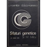 C. Maximilian - Sfaturi genetice (editia 1977)