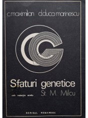 C. Maximilian - Sfaturi genetice (Editia: 1977) foto