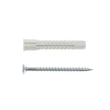 Diblu universal din plastic, cu surub cu cap inecat, Friulsider TMT, 10 x 66 mm