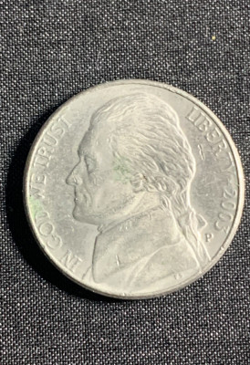 Moneda five cents 2003 USA foto