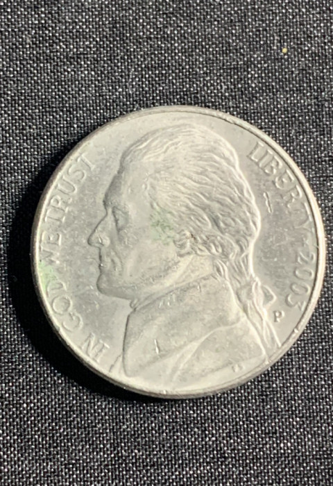 Moneda five cents 2003 USA