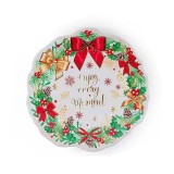 Suport vase fierbinti Craciun pluta ceramica multicolora III &Oslash; 20 cm