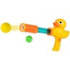 NYTRO Duckly Joc Lovire Tinte Ratusca cu Catapulta, 8 Bile, 4 Sageti, Lumini si Muzica. Joc Coordonare Mana-Ochi, Portabil