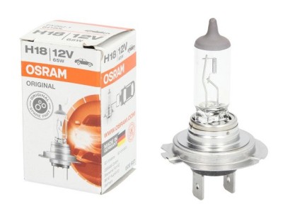 Bec auto OSRAM H18 12V; 65W; original; PY26d-1; 64180L; 1 buc. foto