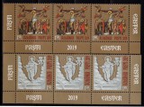 Cumpara ieftin RO 2019 ,LP 2232 ,&quot;Sfintele Pasti 2019&quot;- serie straif de 3 jos+tabs ,MNH, Religie, Nestampilat