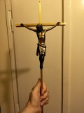 Crucifix antik bronz