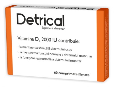 DETRICAL D3 2000IU 60CPR foto