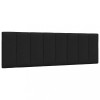 VidaXL Pernă pentru tăblie de pat, Hanko, negru, 160 cm, material textil 4019172