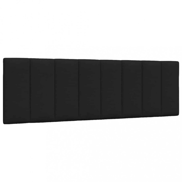 vidaXL Pernă pentru tăblie de pat, Hanko, negru, 160 cm, material textil 4019172