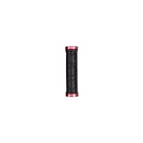 Mansoane Reverse Stamp Lock-On 135/30mm Negru/Rosu Ultimate FactoryBikes