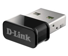 ADAPTOR RETEA D-LINK AC1300 NANO, extern wireless 2.4 GHz | 5 GHz, USB 2.0, port, 1300 Mbps, antena interna x 1, &quot;DWA-181&quot; (timbru verde 0.18 lei)