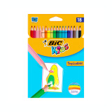 Creioane colorate 18 culori Bic Tropicolors