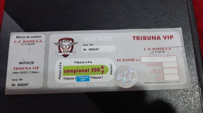 Invitatie Rapid - Dinamo 22 04 2007 foto