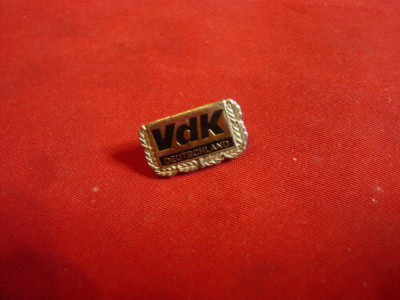 Insigna veche VdK Asociatia de lupta contra saraciei Germania , L=1,6cm foto