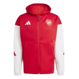 FC Arsenal geacă de bărbați cu glugă Z.N.E. red - L