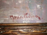Cumpara ieftin Tablou Vechi Moser Padina, 85x65 cm, Pictat pe Lemn/Placaj, Pictori Romani, Tablou Ulei cu Flori