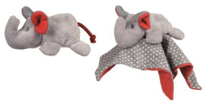 Jucarie din textil pentru bebe, elefant pop-up, Egmont Toys foto