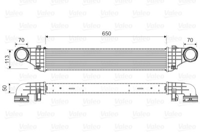 VALEO 818337 Intercooler, compresor foto