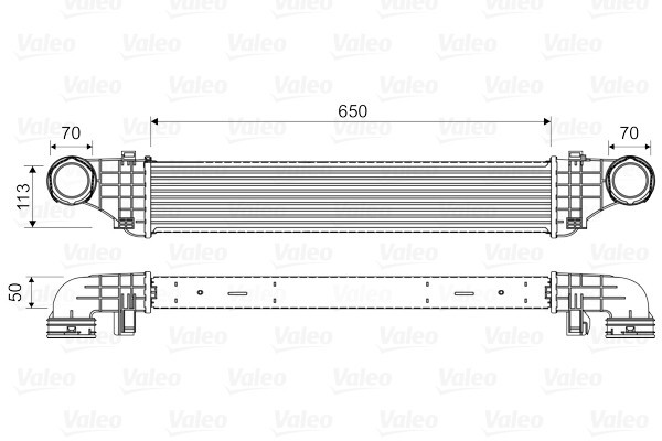 VALEO 818337 Intercooler, compresor