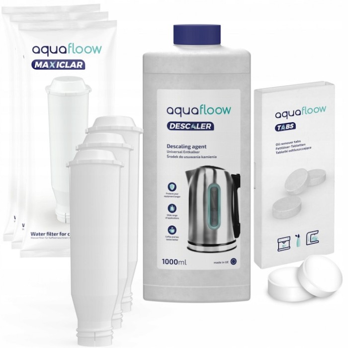 Kit intretinere aparat cafea Krups, Aquafloow, Alb