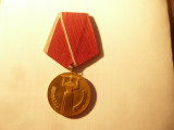 Medalie Bulgaria Aniversare 25 Ani de Putere a Poporului