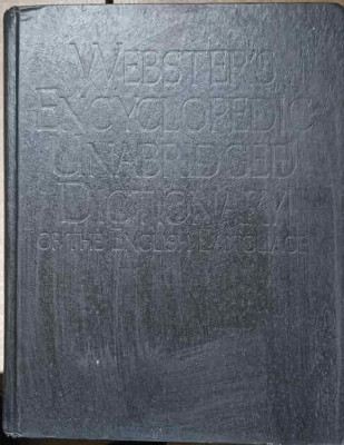 WEBSTERS ENCYCLOPEDIC UNABRIDGED DICTIONARY OF THE ENGLISH LANGUAGE-COLECTIV foto