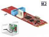 Convertor M.2 Key B+M la 1 x Pin Header USB 3.0, Delock 62842