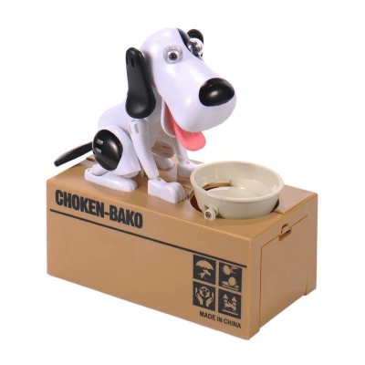 Pusculita interactiva pentru copii, model catel infometat My Dog Piggy Bank foto